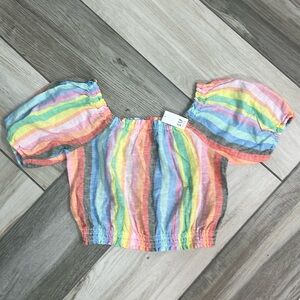 NWT Gap Kids Cropped Puffy Blouse Size XL (12)